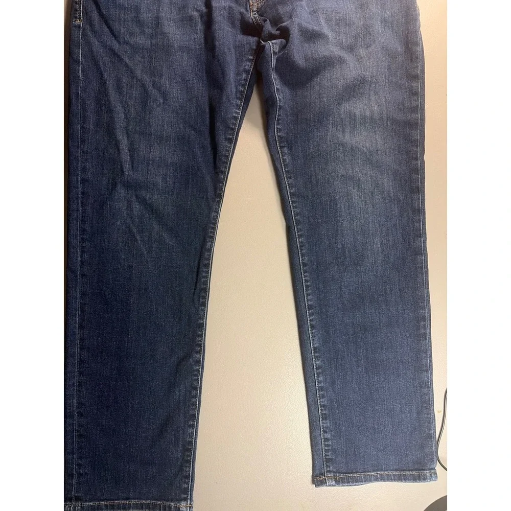 Mavi Marcus Jeans Mens 38x32 Dark Wash Blue‎ Slim Straight Leg Stretch Denim